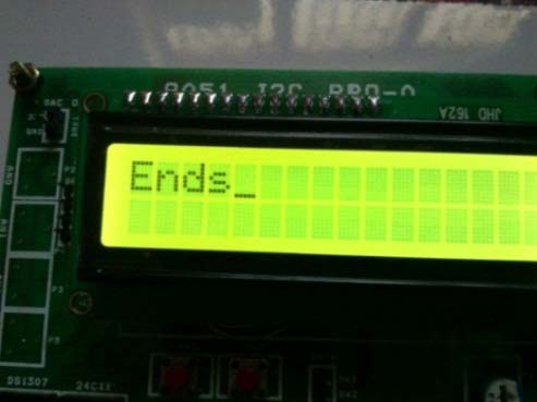 Figure 7 : prototype for identify eye-blink Fig.7explains about the driver normal if the eye-blink is found. Fig.8 and 9shows the eye-blink not found and the driver slept message displayed, the buzzer turns on automatically until driver presses reset button.