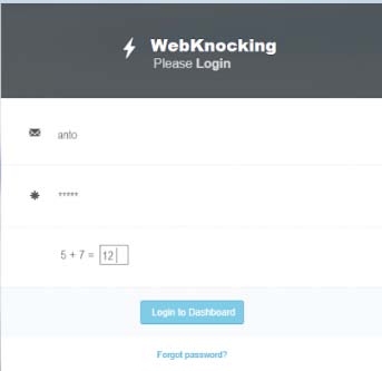 Figure 7: Flows of Login Mechanics IV. Results and Analysis a) Authentication MechanismAt the stage of the security system, trusted users will be registered on the database such as user name, password and phone number are registered. After that the authentication process is developed through three layers that verify the user is trusted if the user and password are entered correctly then automatically included in it do knocking port to mikrotik