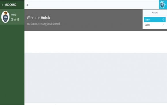 Figure 9: Web knocking page Figure 9 is a web knocking portal page https: //webknocking.xx.xx. After checking Public IP used by