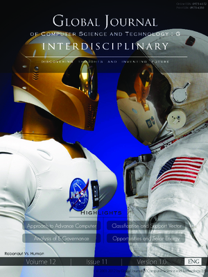 GJCST-G Interdisciplinary: Volume 12 Issue G11