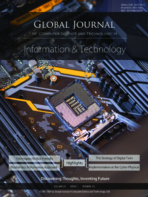 GJCST-H Information & Technology: Volume 24 Issue H1