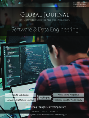 GJCST-C Software & Data Engineering: Volume 24 Issue C1
