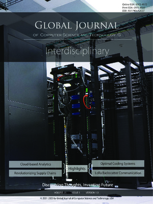 GJCST-G Interdisciplinary: Volume 25 Issue G1