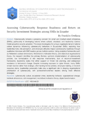 Assessing Cybersecurity Response Readiness